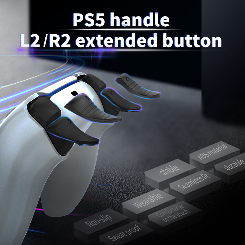 Trigger Extender Button - Antiskid Style Trigger For PS5 Controller