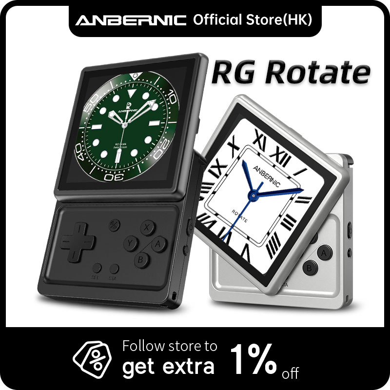 Gaming Console 5 Year Old - Anbernic RG Rotate Retro Handheld Game