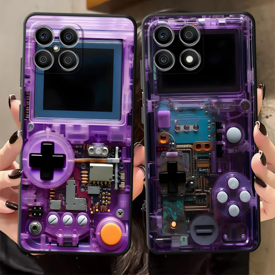 Gaming Console Logo - Purple Gaming Console Case for Honor