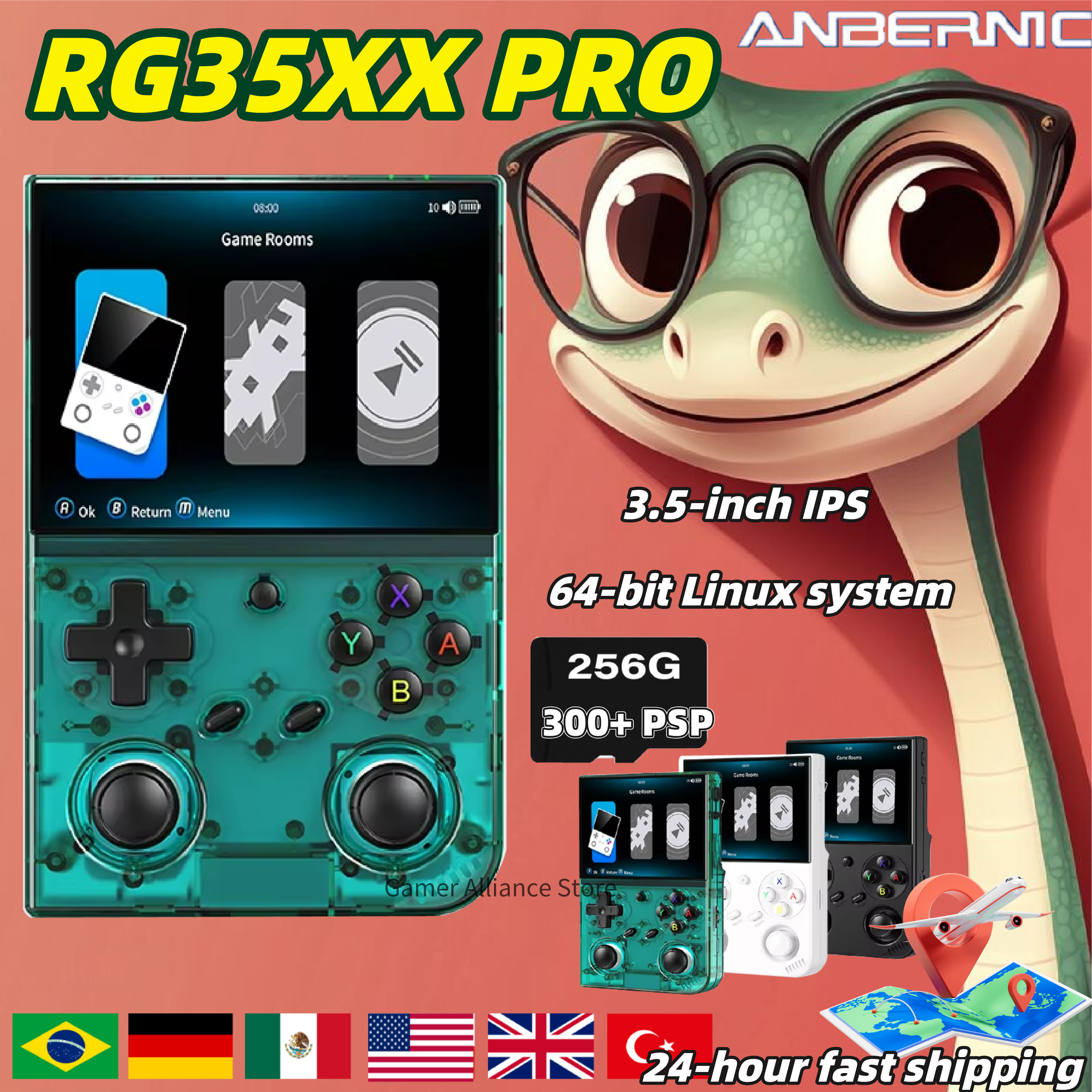 Anbernic RG 35XXPro RG35XX Pro - Gaming Console Type ulasan dan harga