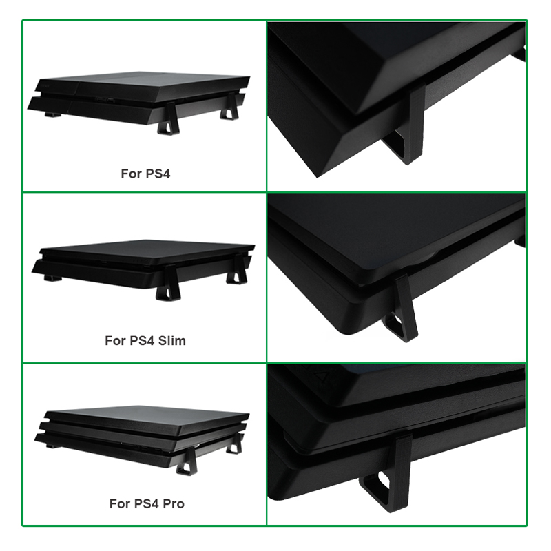 4Pcs Horizontal Console Holder - Gaming Console Monitor ulasan dan harga