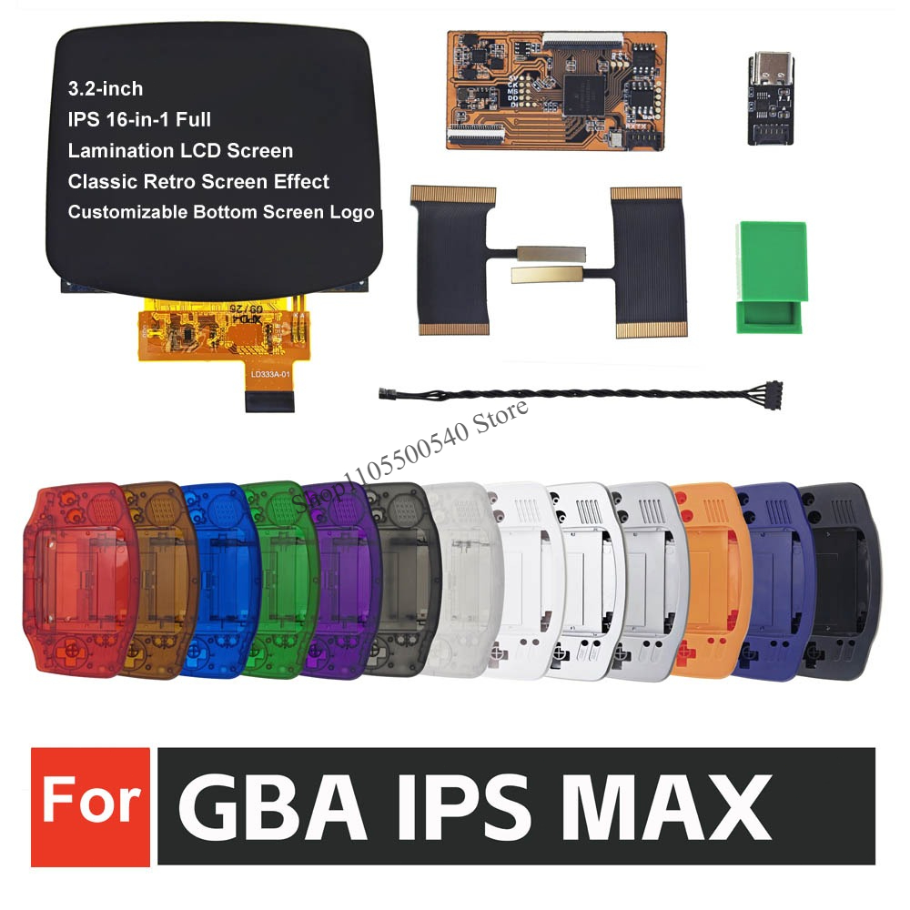 3.2-Inch IPS MAX Laminated LCD - Gaming Console Logo ulasan dan harga