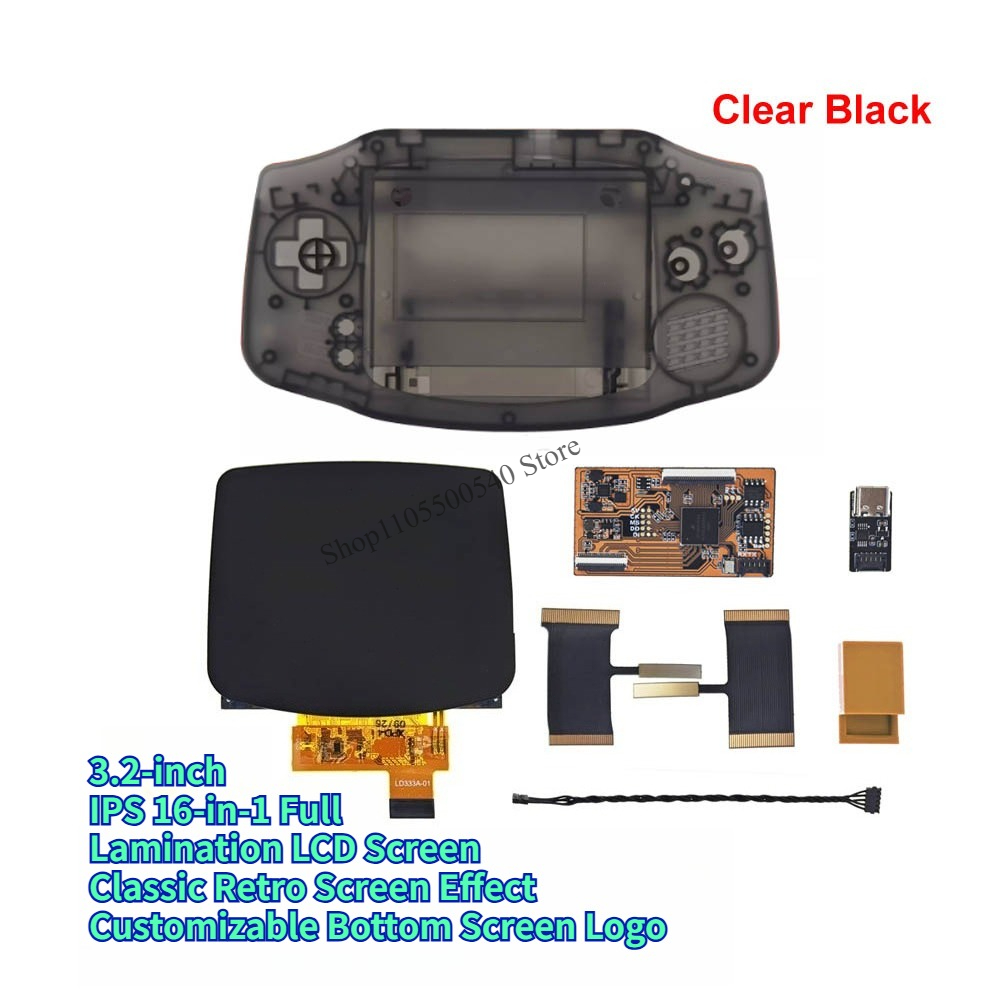 3.2-Inch IPS MAX Laminated LCD - Gaming Console Logo ulasan dan harga