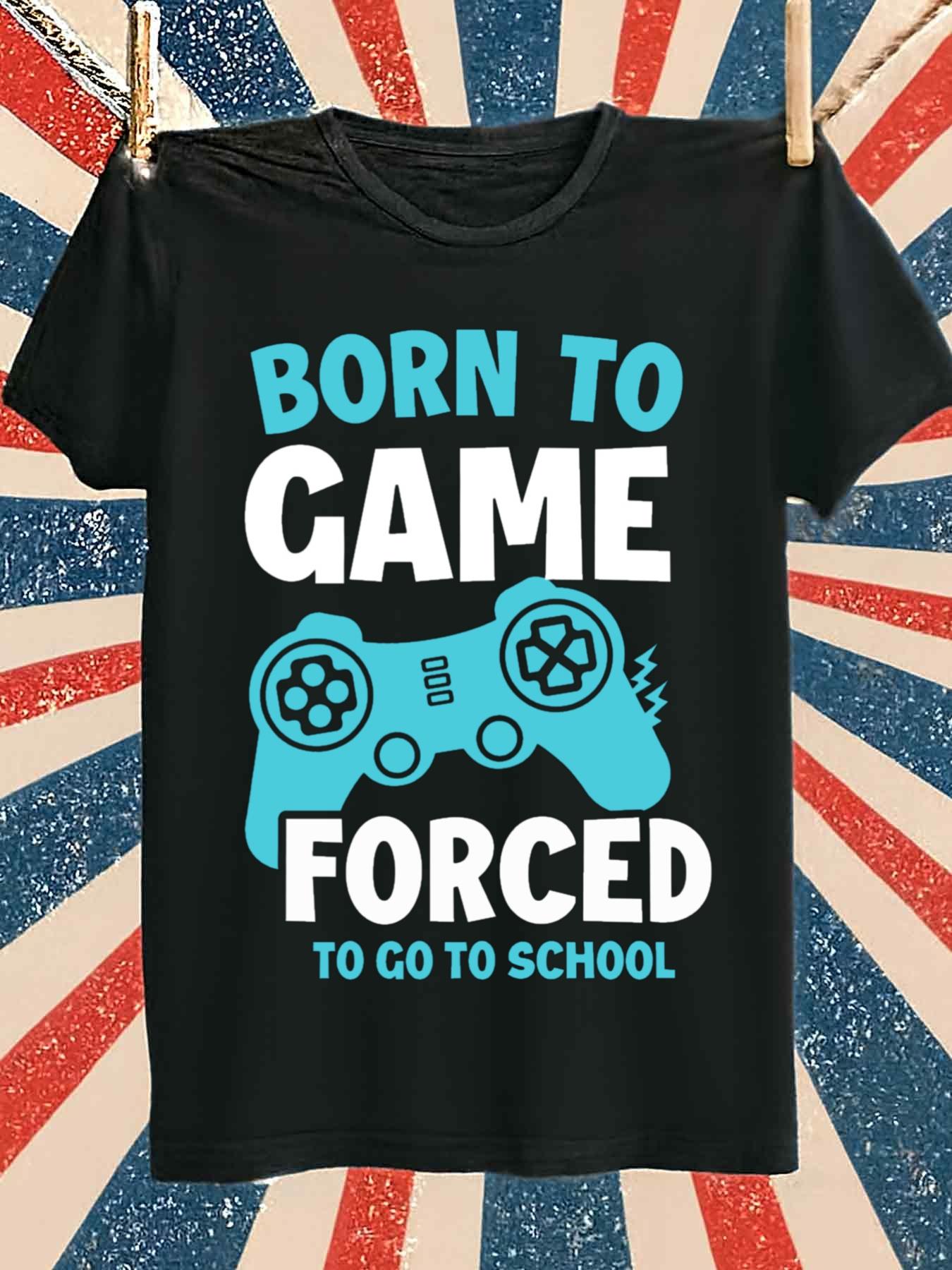 Born to Game Men's Gaming T-Sh - Gaming Console Logo ulasan dan harga