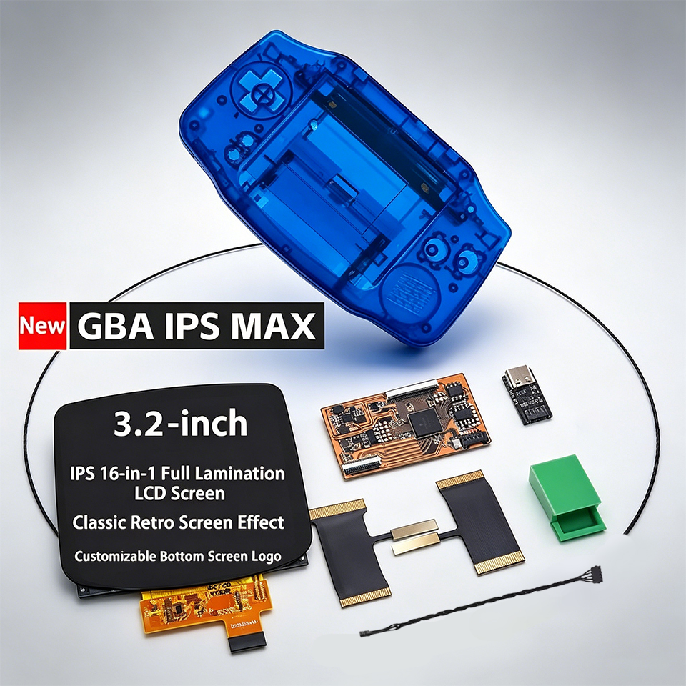 New 3.2-Inch IPS MAX Laminated - Gaming Console Logo ulasan dan harga