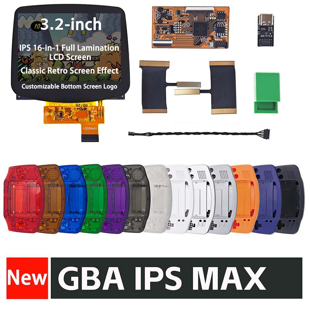 New 3.2-Inch IPS MAX Laminated - Gaming Console Logo ulasan dan harga