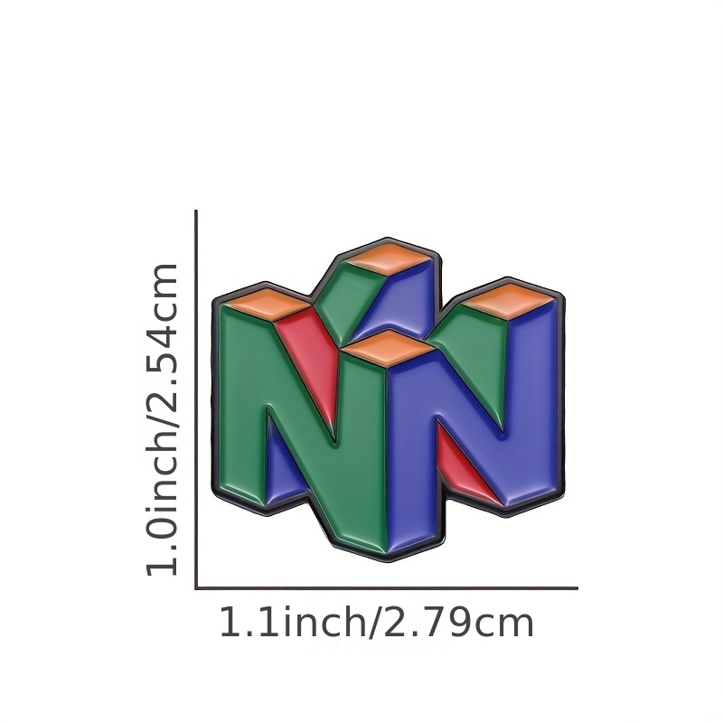 N64 Logo Gaming Enamel Pin – R - Gaming Console Logo ulasan dan harga