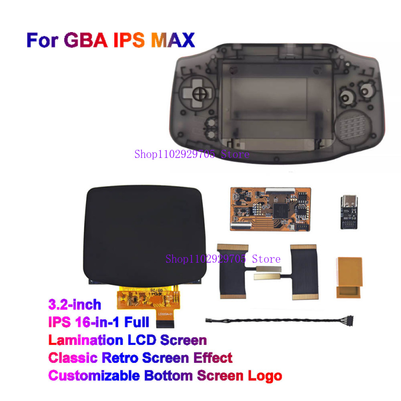 3.2-Inch IPS MAX Laminated LCD - Gaming Console Logo ulasan dan harga