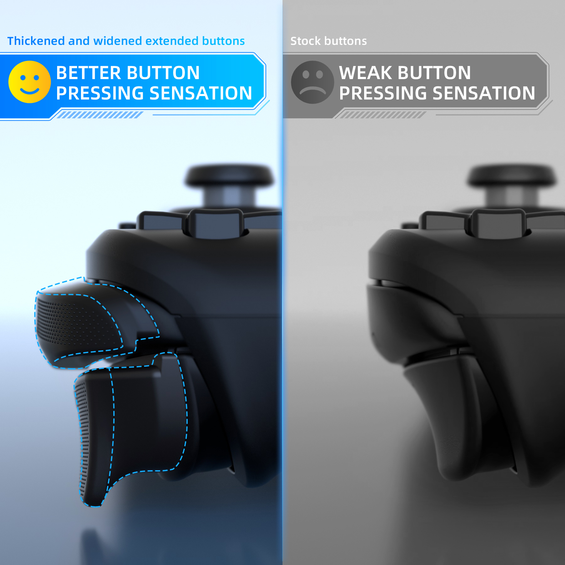 PlayVital Shoulder Buttons Tri - Trigger Extender Button ulasan dan harga