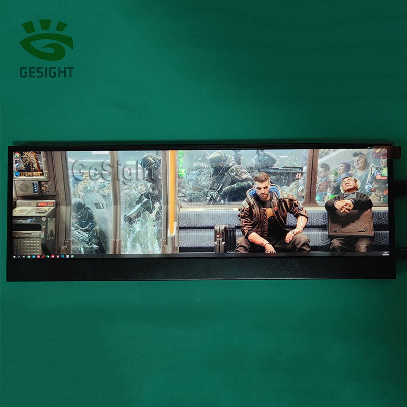 14 Inch Long Strip LCD 3840X11 - Gaming Console Display Case ulasan dan harga