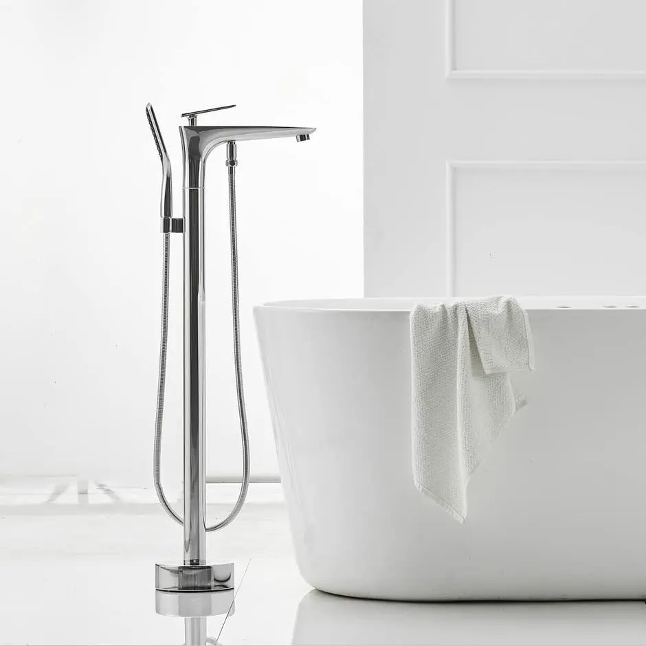 Floor Standing Bathtub Faucet  - Controller Stand Holder ulasan dan harga