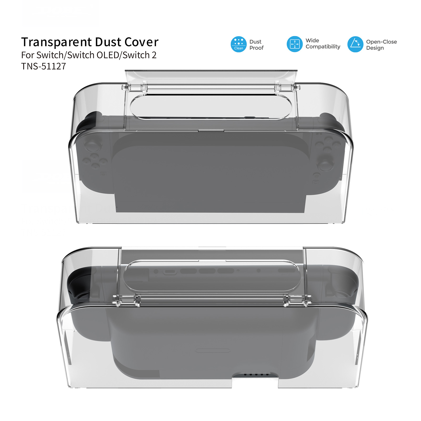 For NS2 Clear Display Box Wate - Gaming Console Display Case ulasan dan harga
