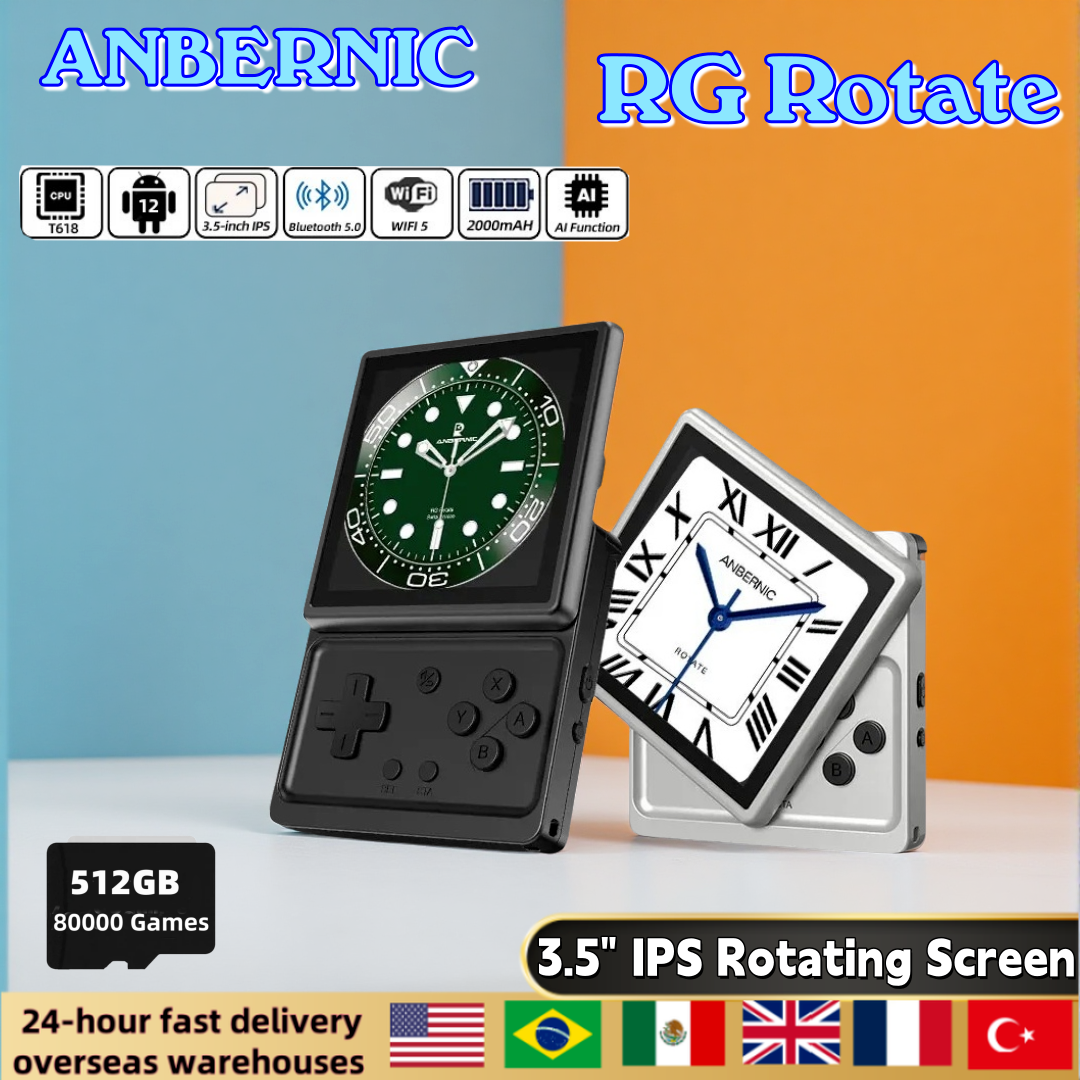 ANBERNIC RG Rotate Android Han - Gaming Console 5 Year Old ulasan dan harga
